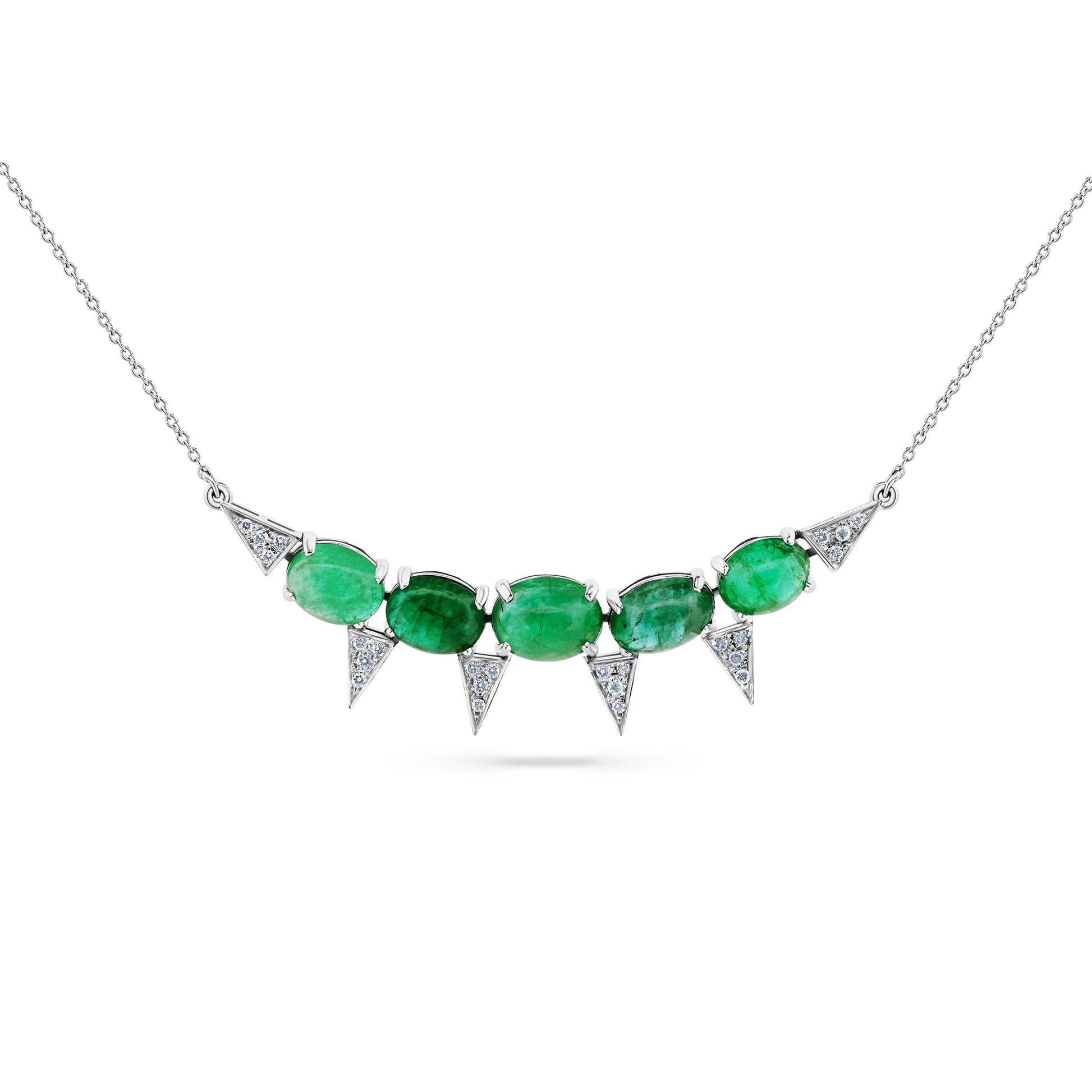 CIONDOLO SMERALDI CABOCHON