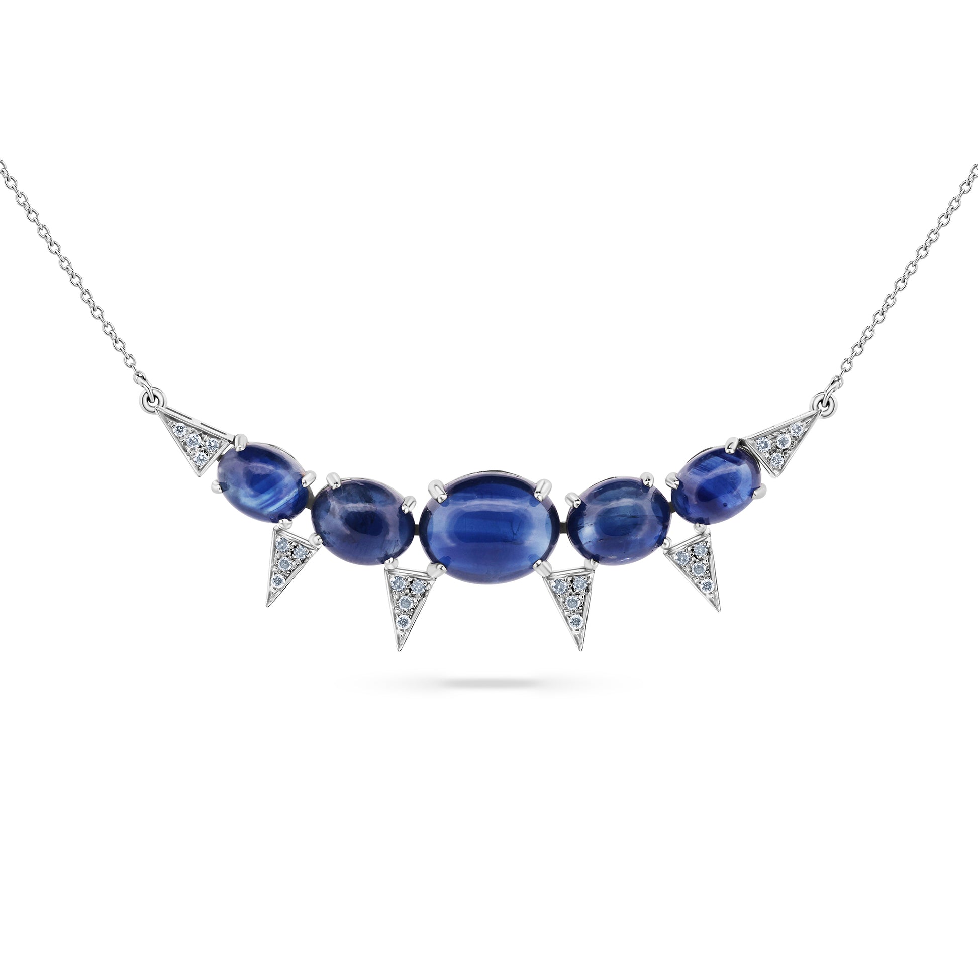 CIONDOLO ZAFFIRI BLU CABOCHON