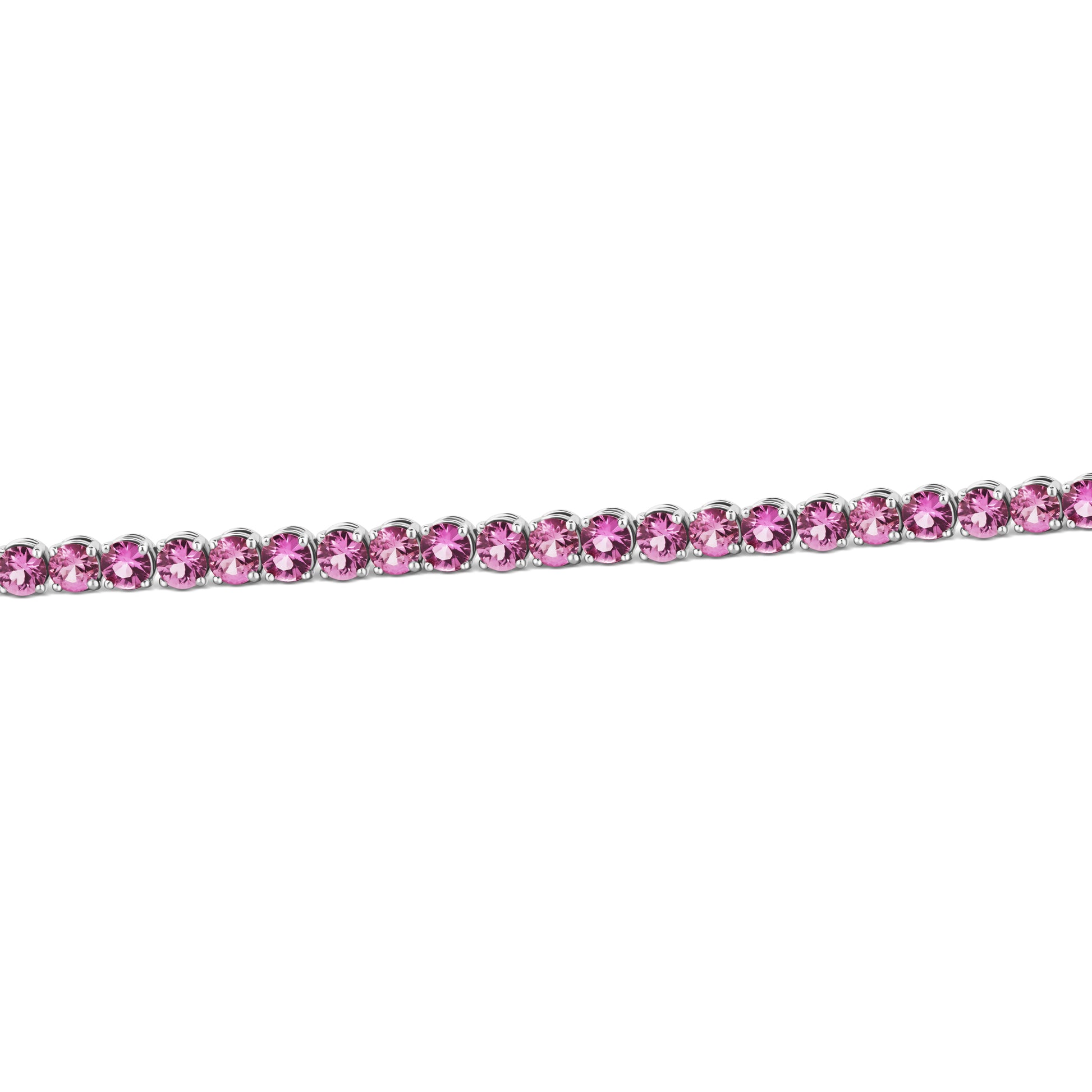 BRACCIALE TENNIS ZAFFIRI ROSA